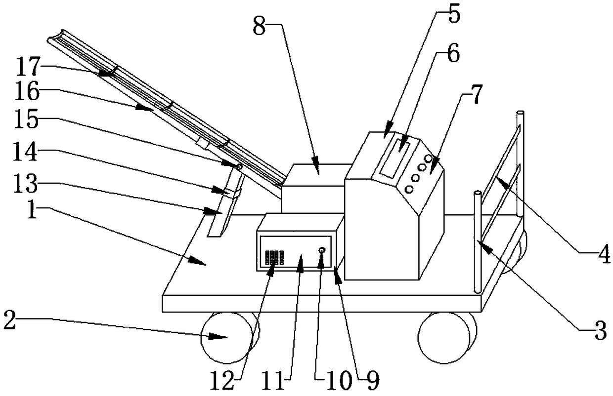 Concrete pouring protection bracket for house construction