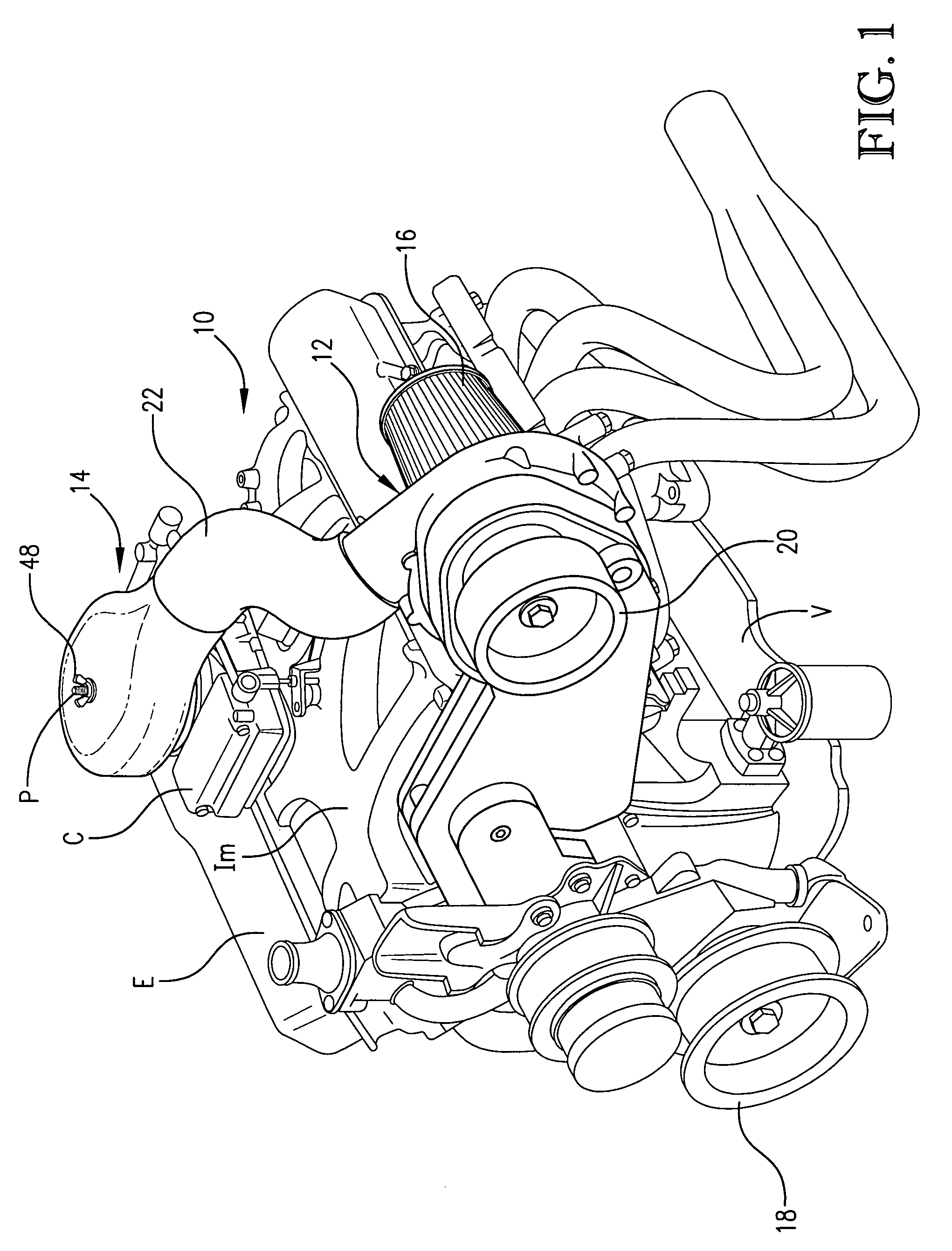 Carburetor hat for forced induction system