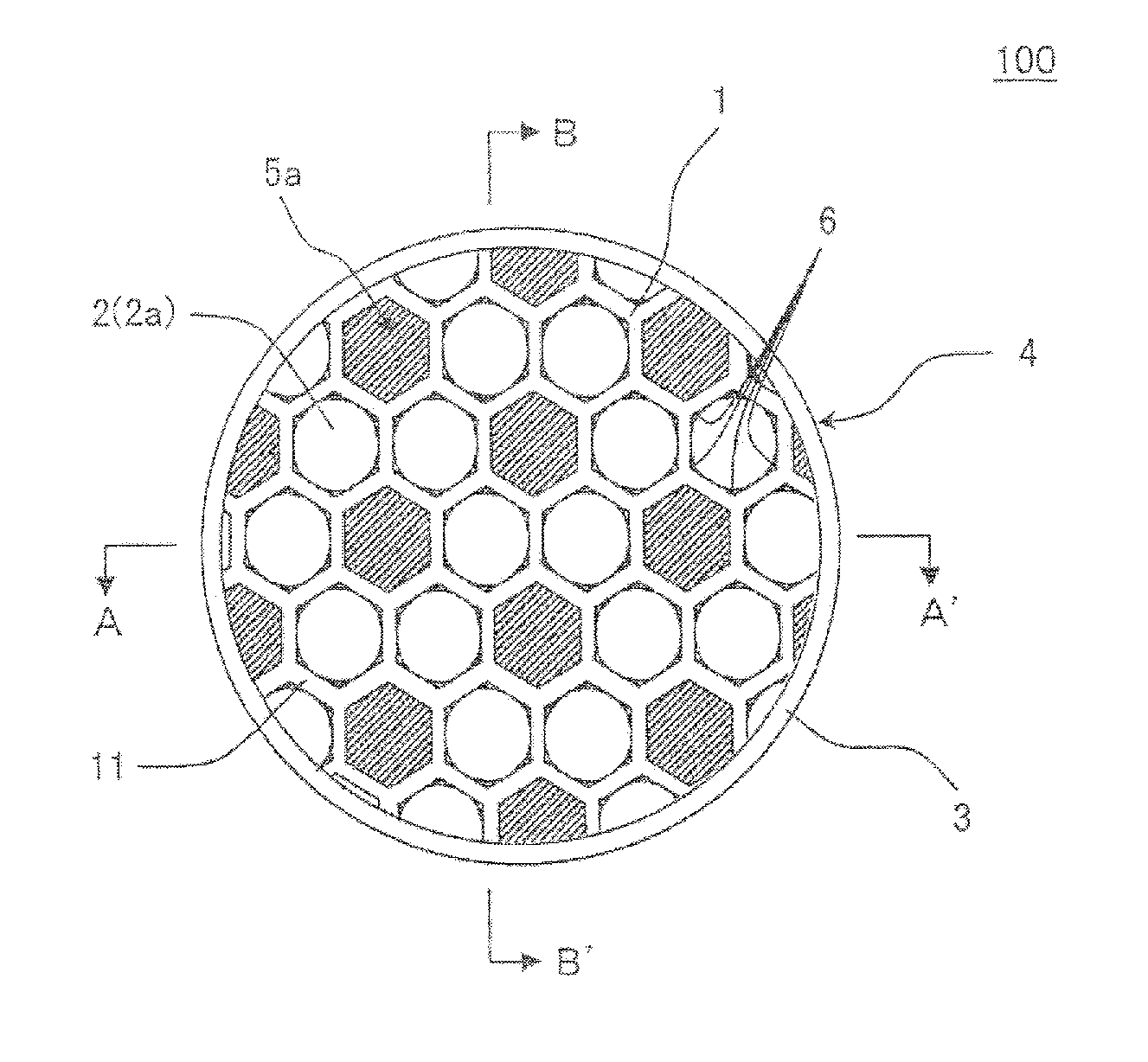 Plugged honeycomb structure