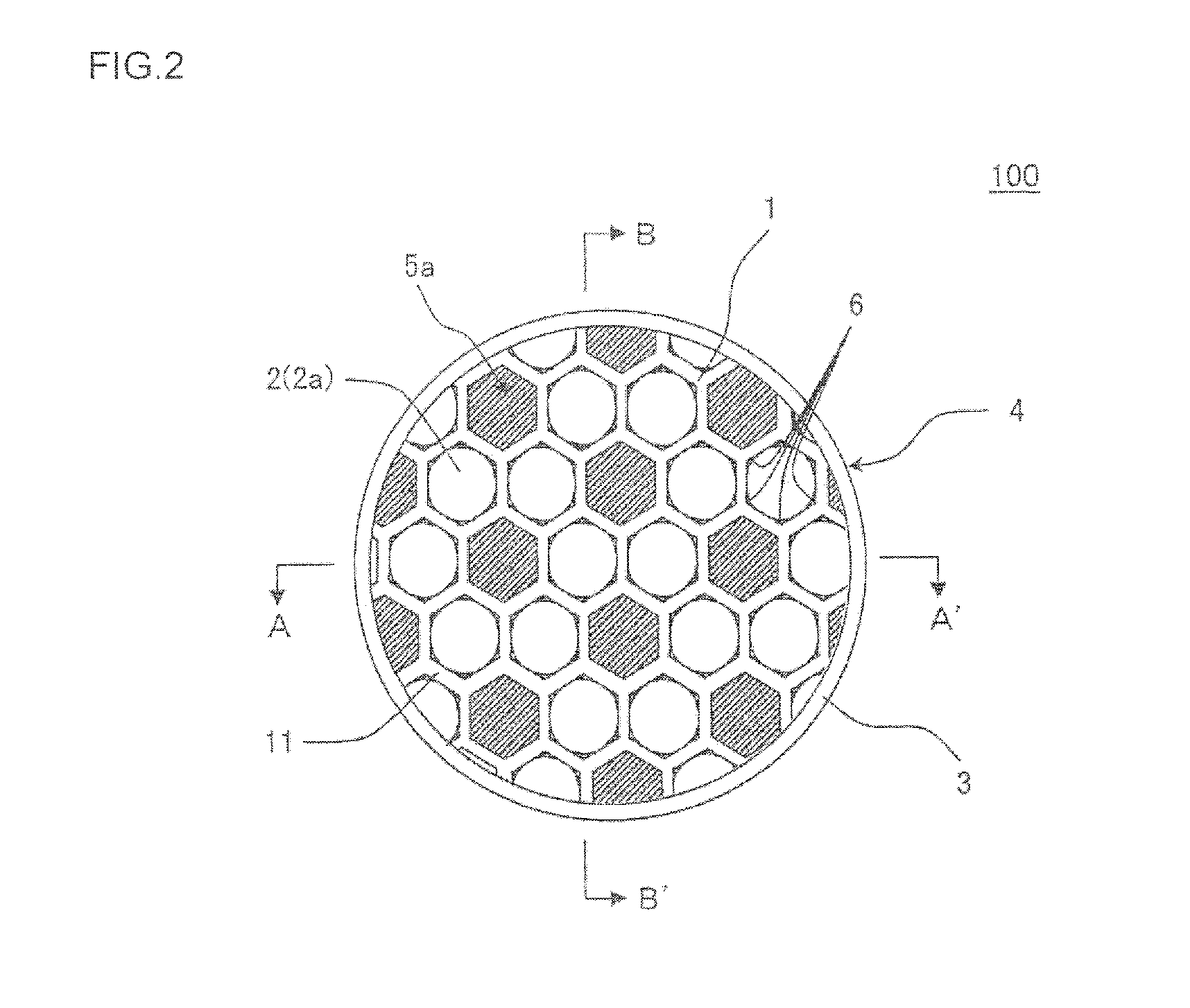 Plugged honeycomb structure