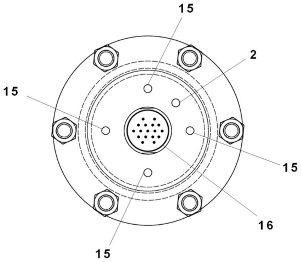 Device and method for measuring specific heat capacity through double-flow method