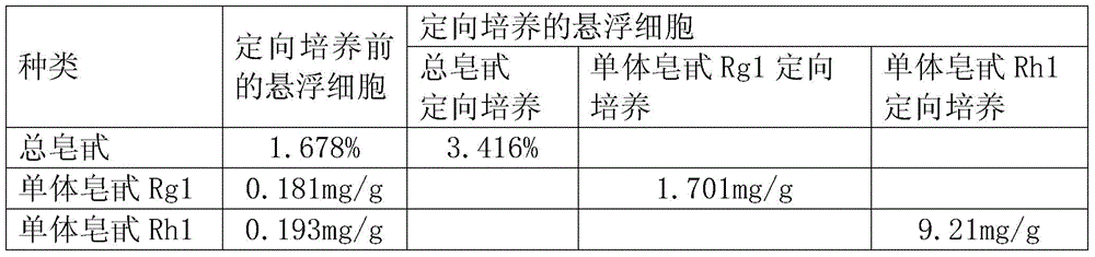 A suspension culture method for producing American ginseng saponins