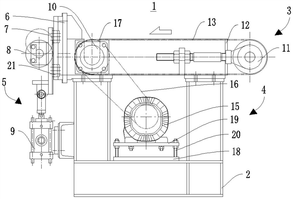 Sliding rail type telescopic guide plate table