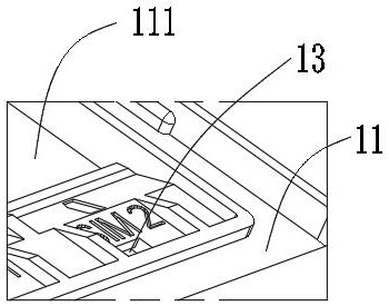 A card cover type waterproof structure of an electronic product