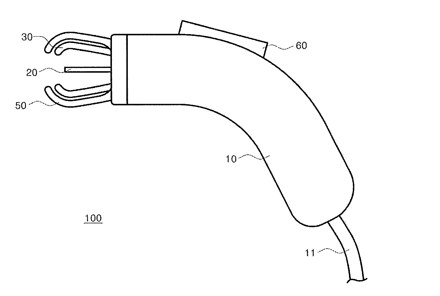 Attaching device for extension eyelashes