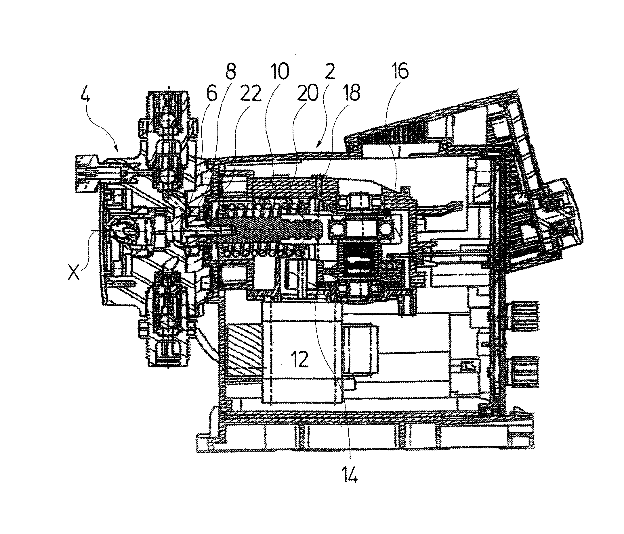 Dosing pump arrangement