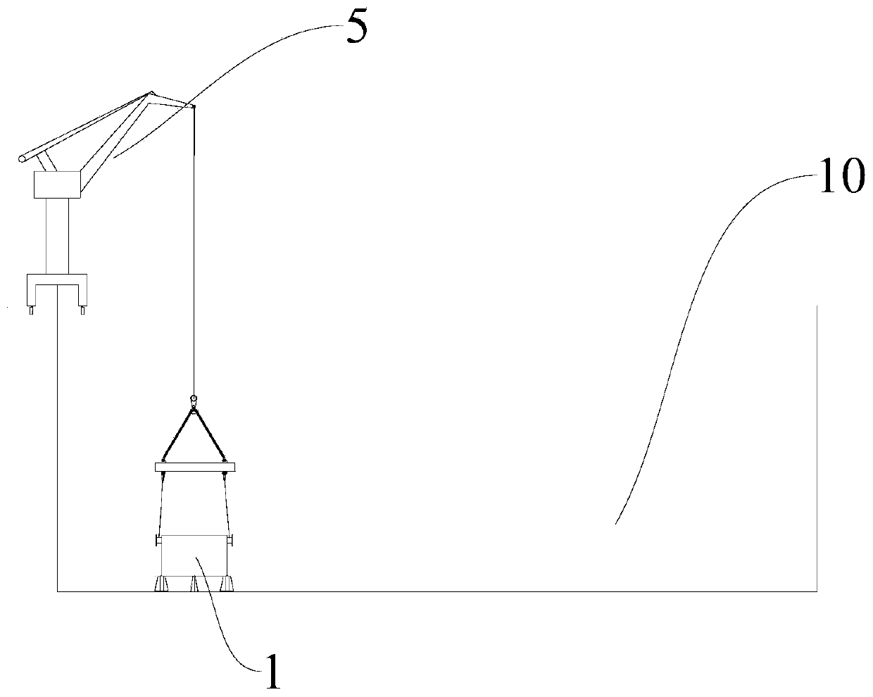 Novel suction anchor pile prefabricating and shipping process