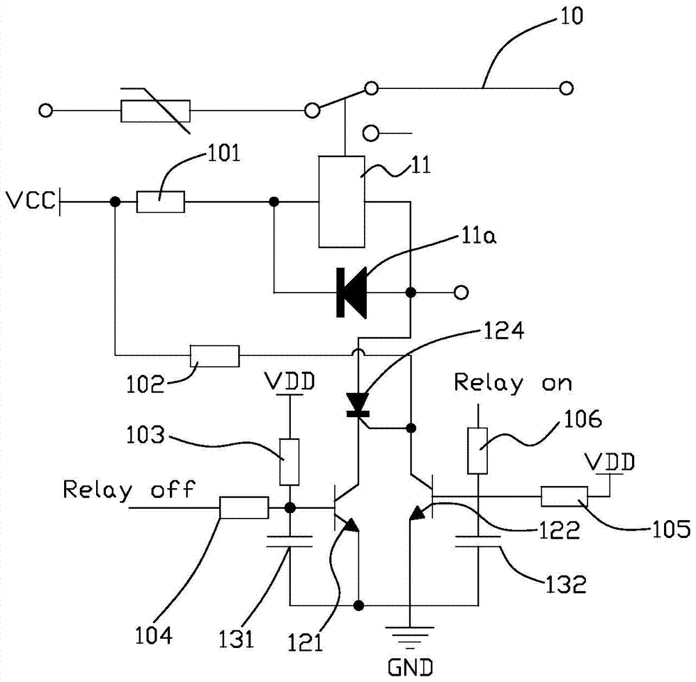 Smart device control circuit with state hold function