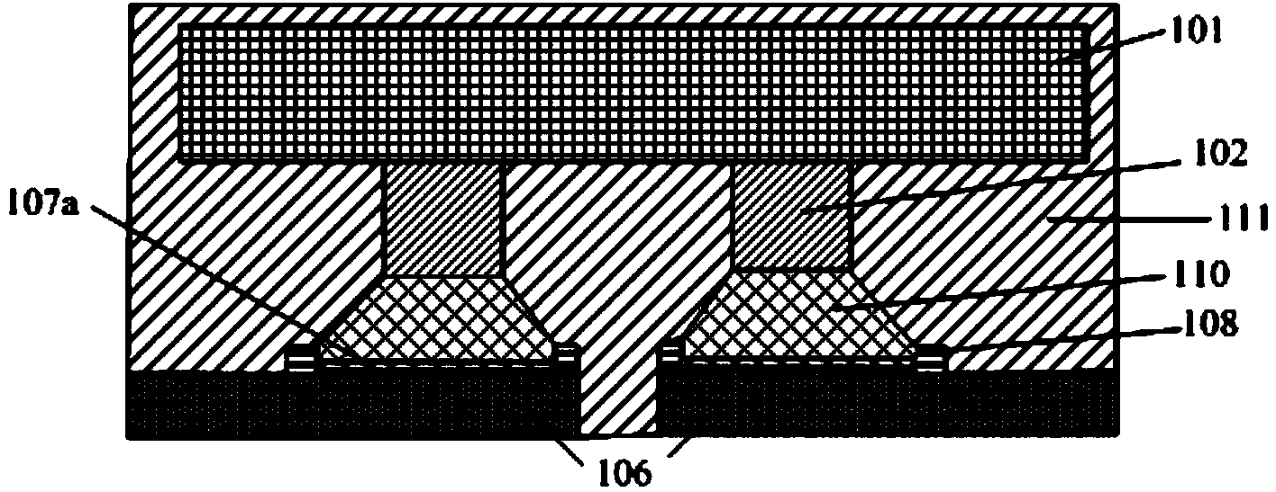 Flip chip semiconductor encapsulation structure