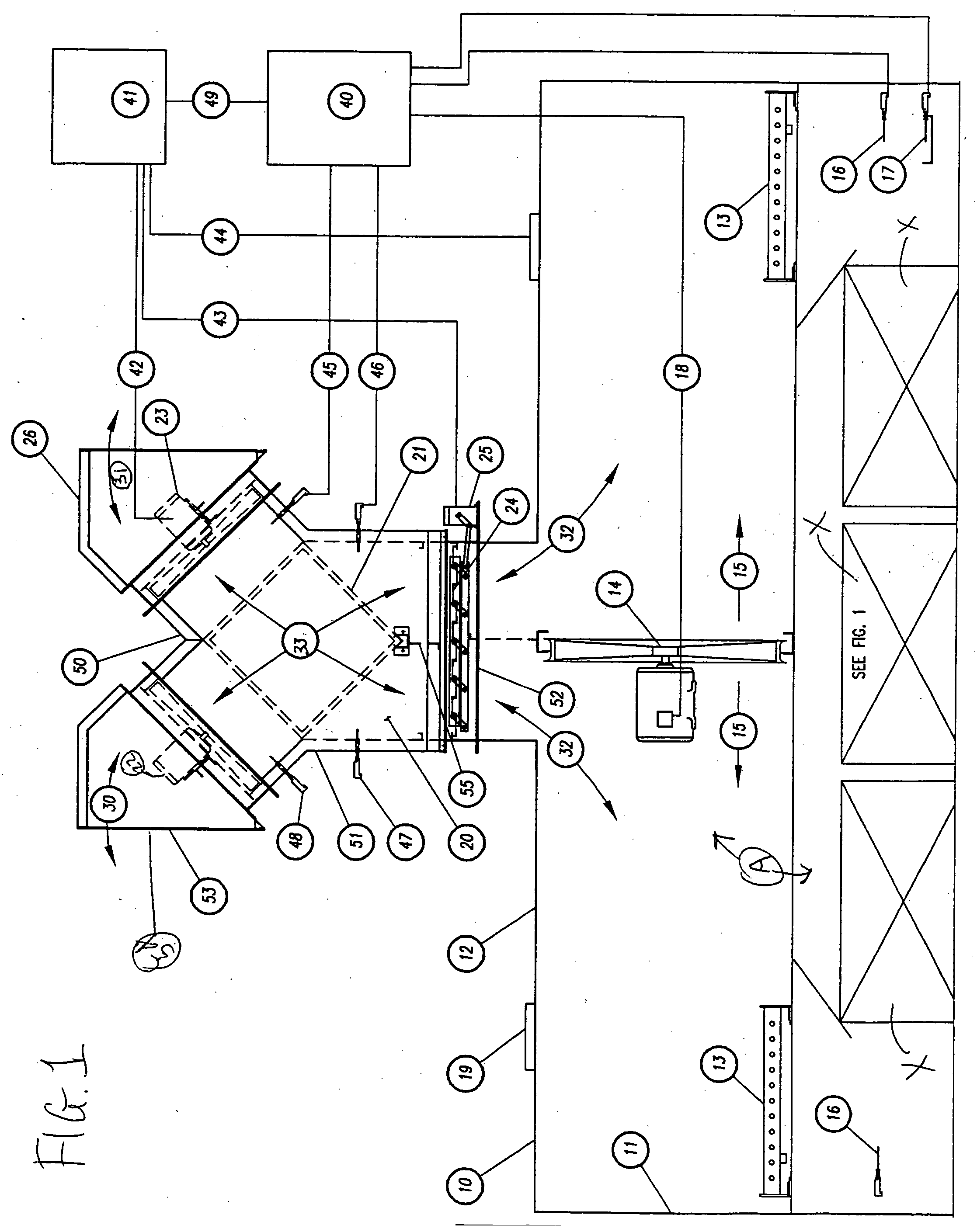 Systems for drying moisture-containing work pieces and methods for drying same