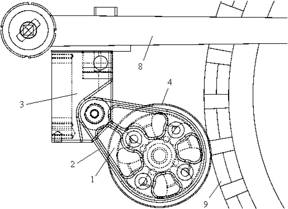 Electric driving device used for non-motor vehicle