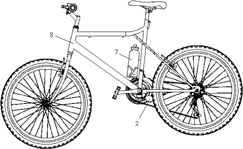 Electric driving device used for non-motor vehicle