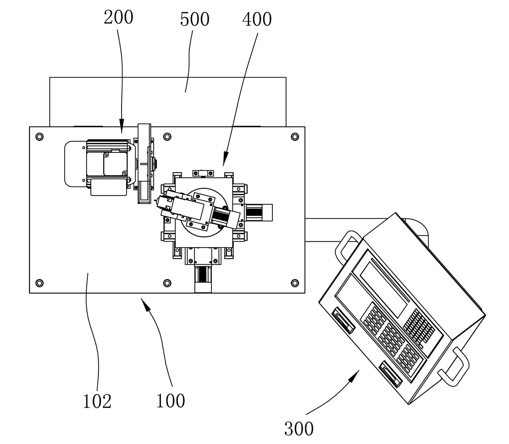 Blade grinding machine for external conical surface of drill