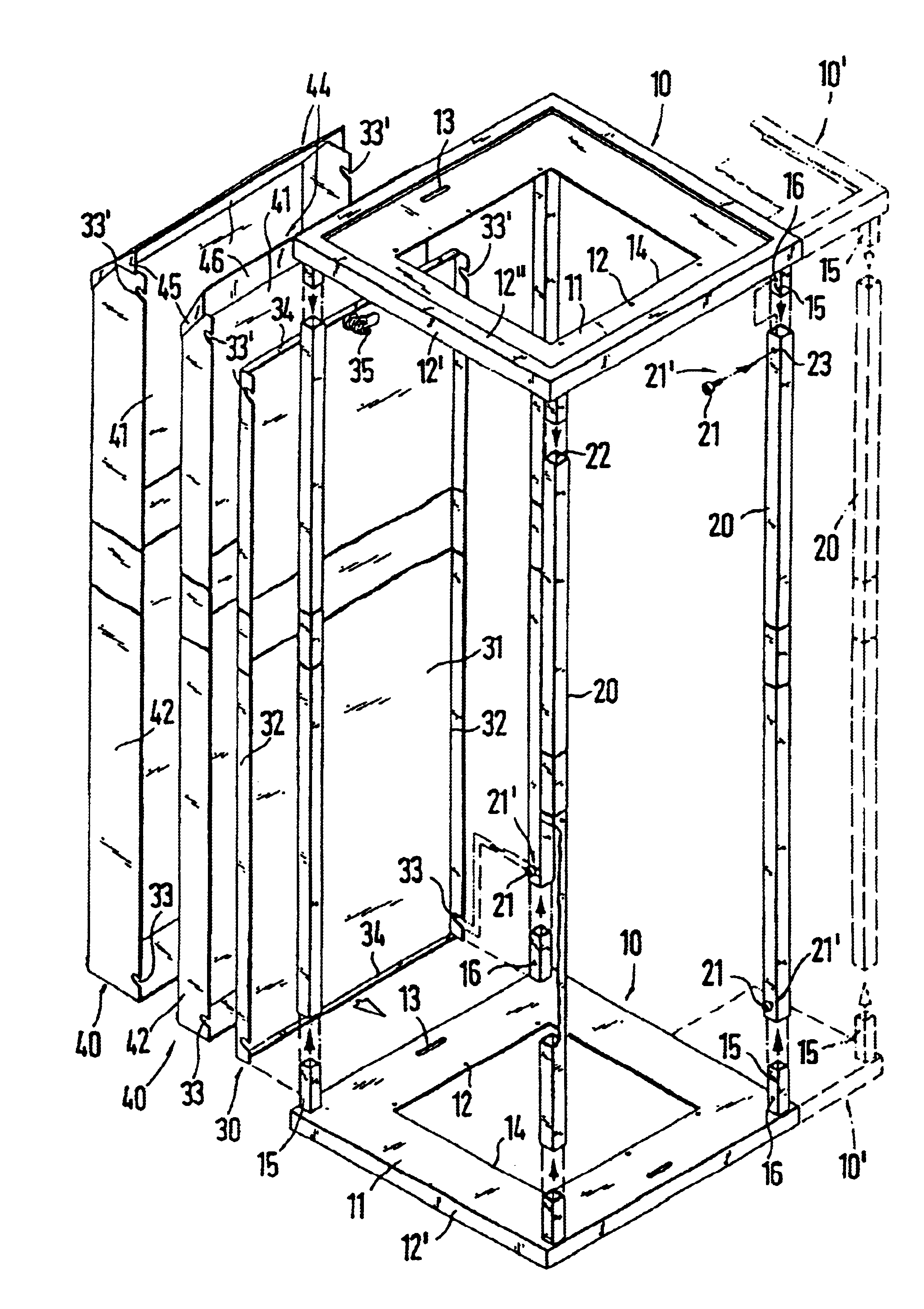 Component kit for a switch cabinet