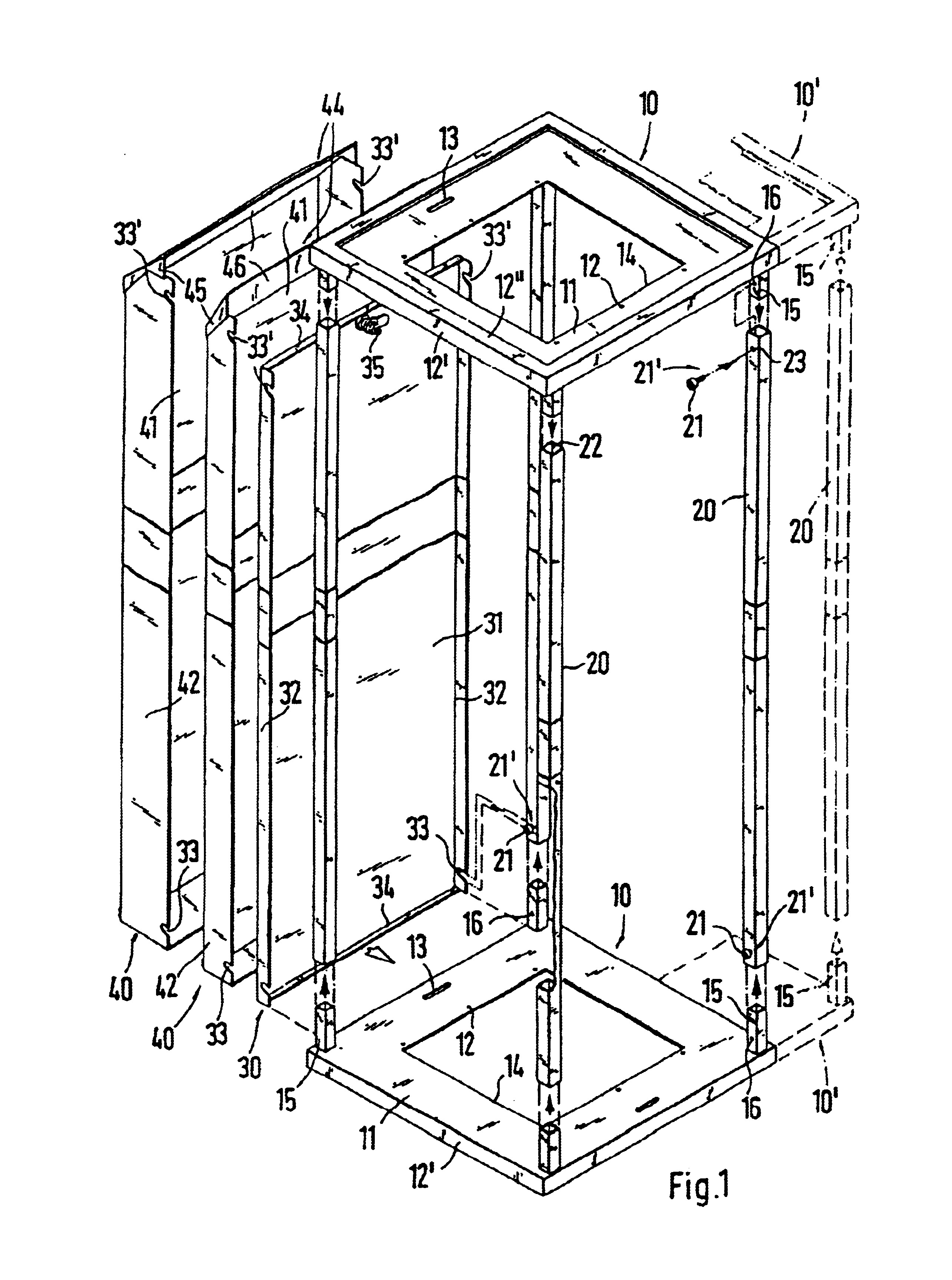 Component kit for a switch cabinet