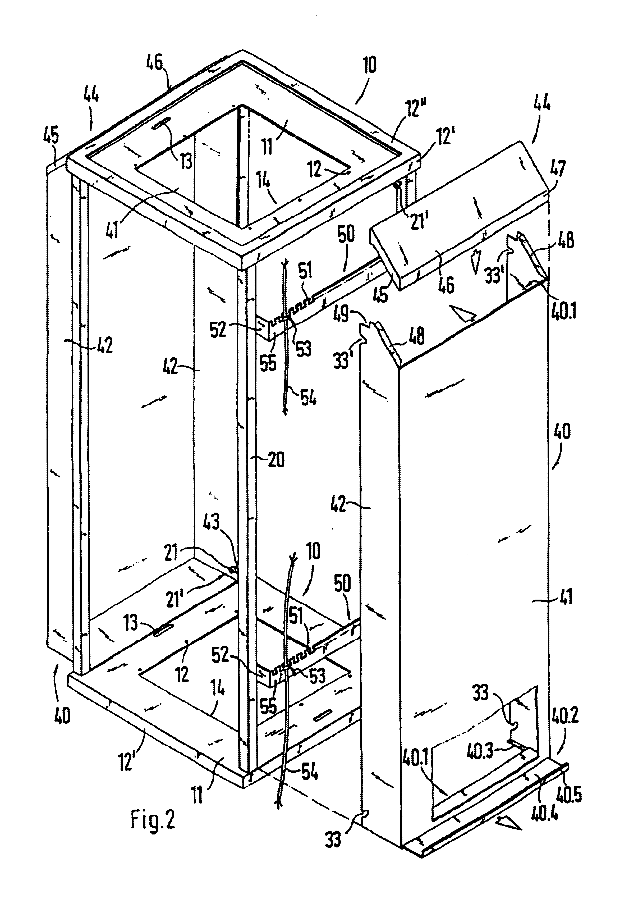 Component kit for a switch cabinet