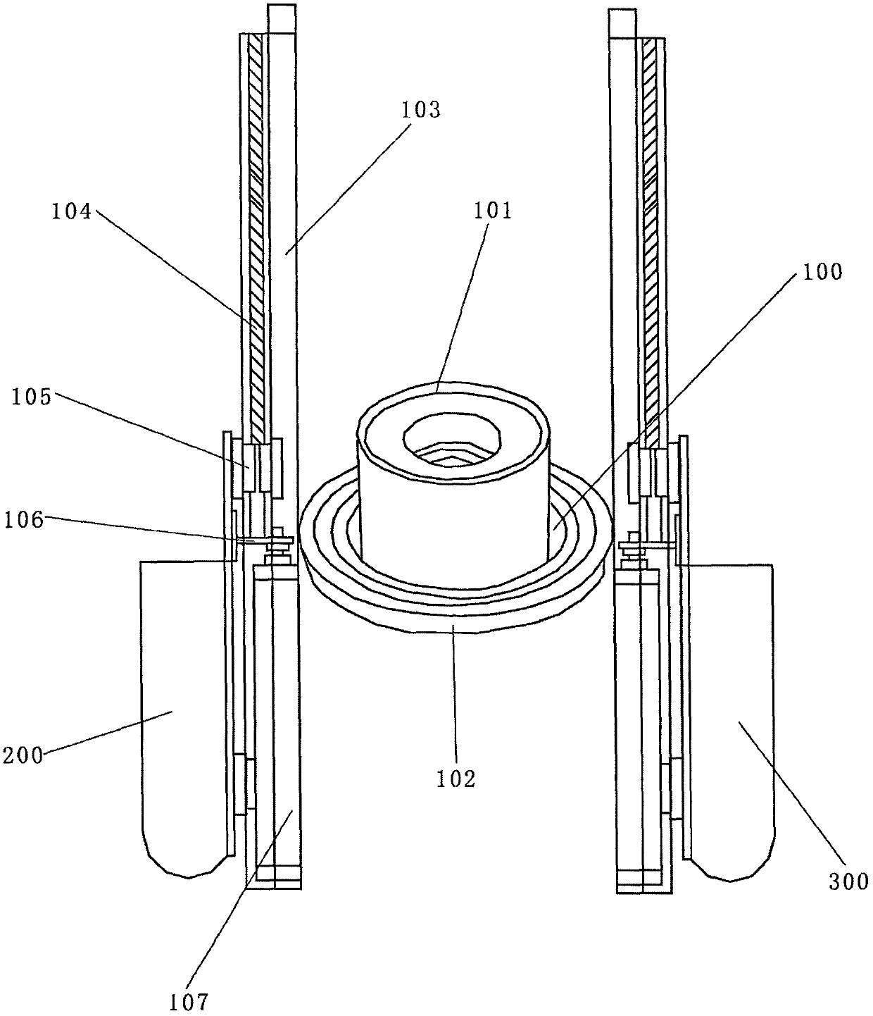 A low-temperature rapid blasting device