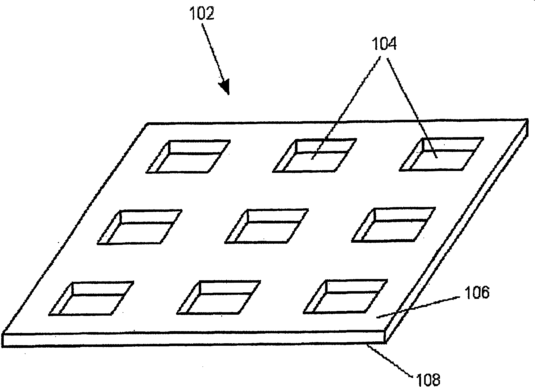 Microelectronic substrate with integrated devices and its manufacturing method