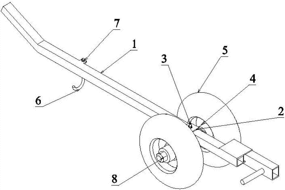 Helicopter dual transport wheel, transport device and transport method