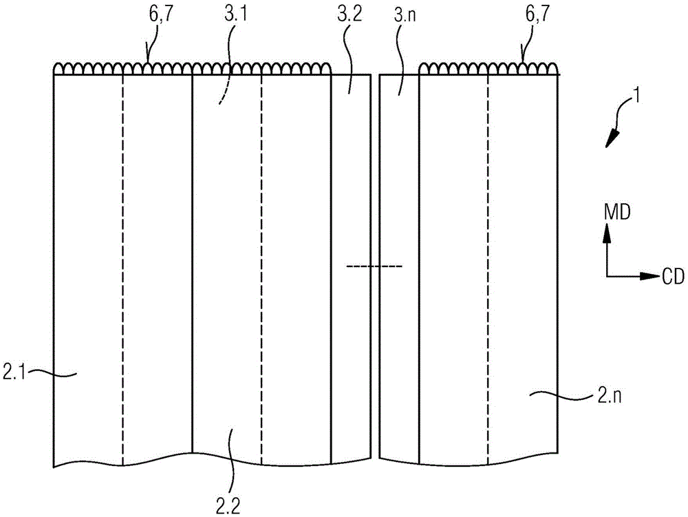 Fabric and method for producing same