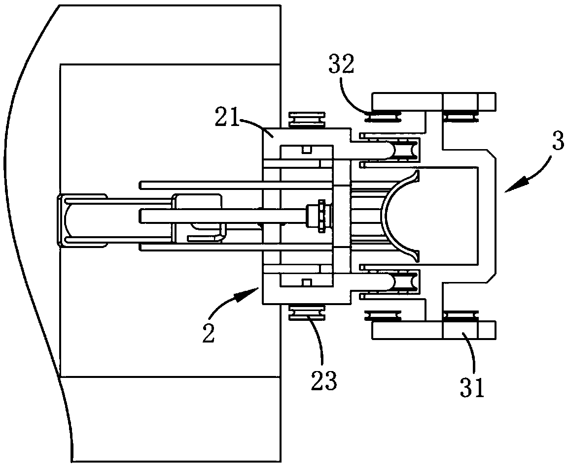 Multi-section cement pole automatic assembly and installation device