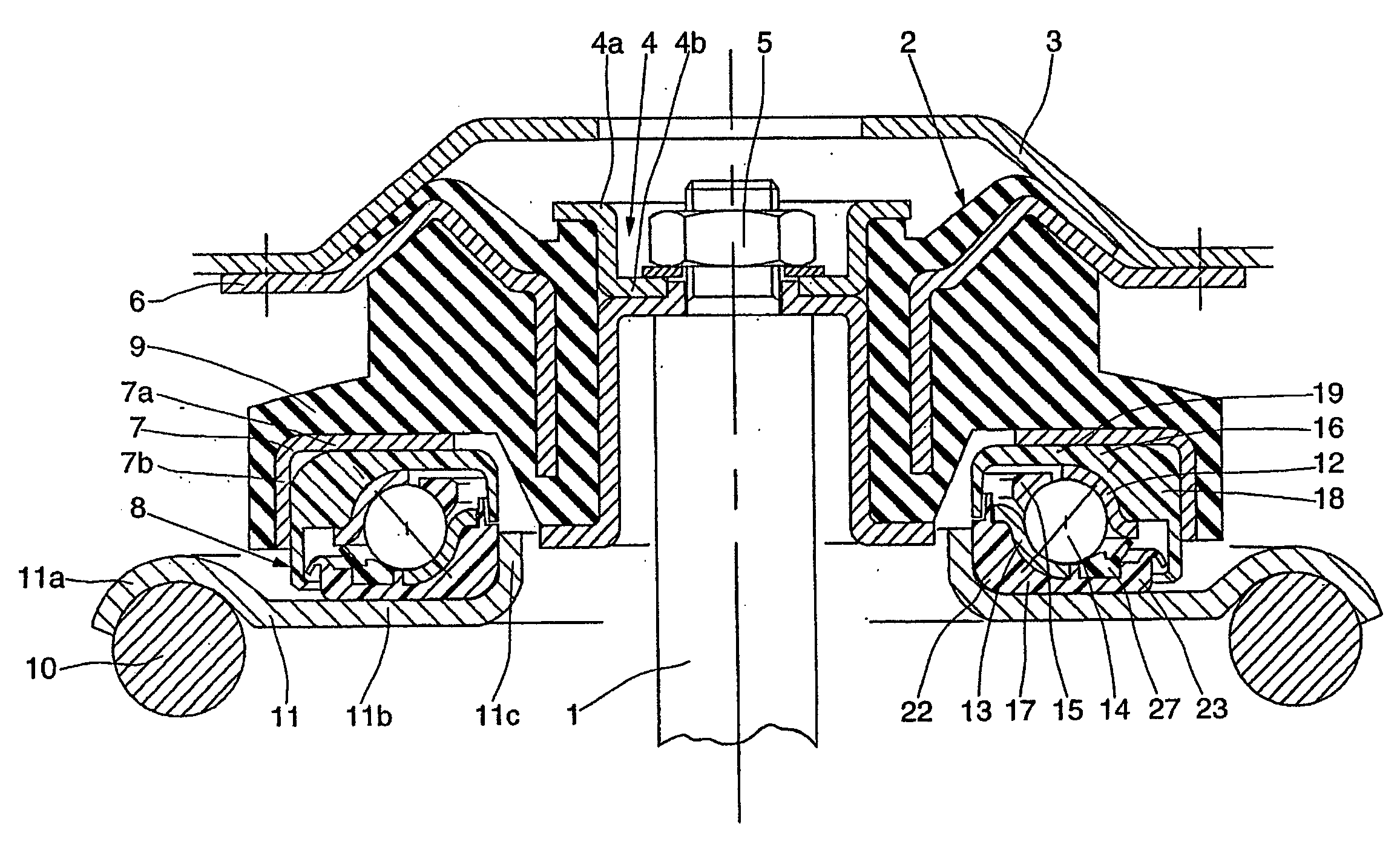 Bump stop device