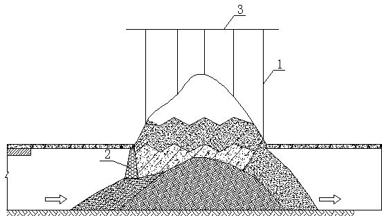 Backfill repairing method for tunnel collapse cavity