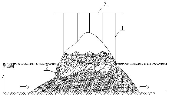 Backfill repairing method for tunnel collapse cavity