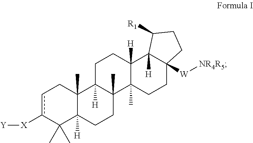 C-3 alkyl and alkenyl modified betulinic acid derivatives