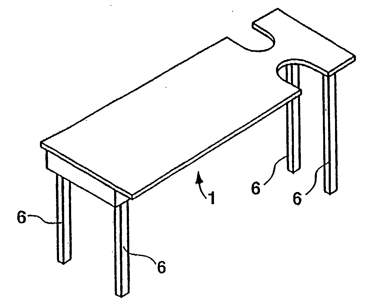 Supporting device for a person's back and head area