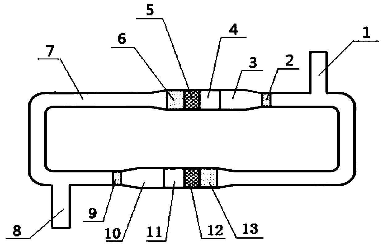 Double-stage traveling wave thermo-acoustic engine system