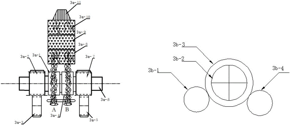 Double-sliver asynchronous feeding and three-level carding rotor spinning method and device