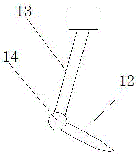 Rotating disc type quick drying device for grains