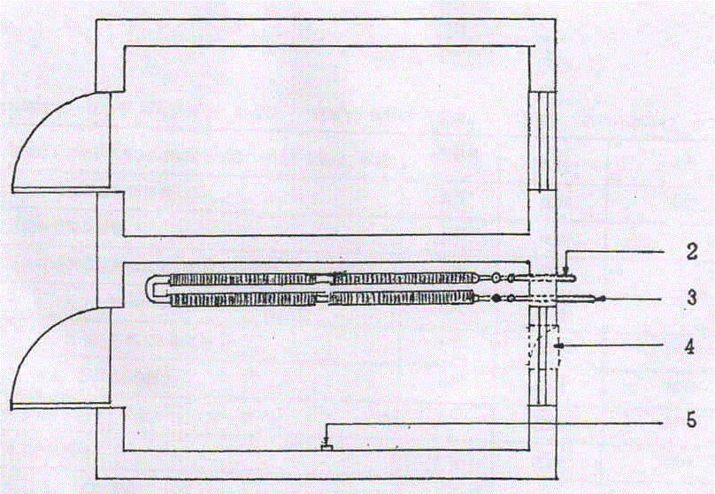 Fuzhuan brick tea baking method, fuzhuan brick tea baking room thereof and obtained fuzhuan brick tea