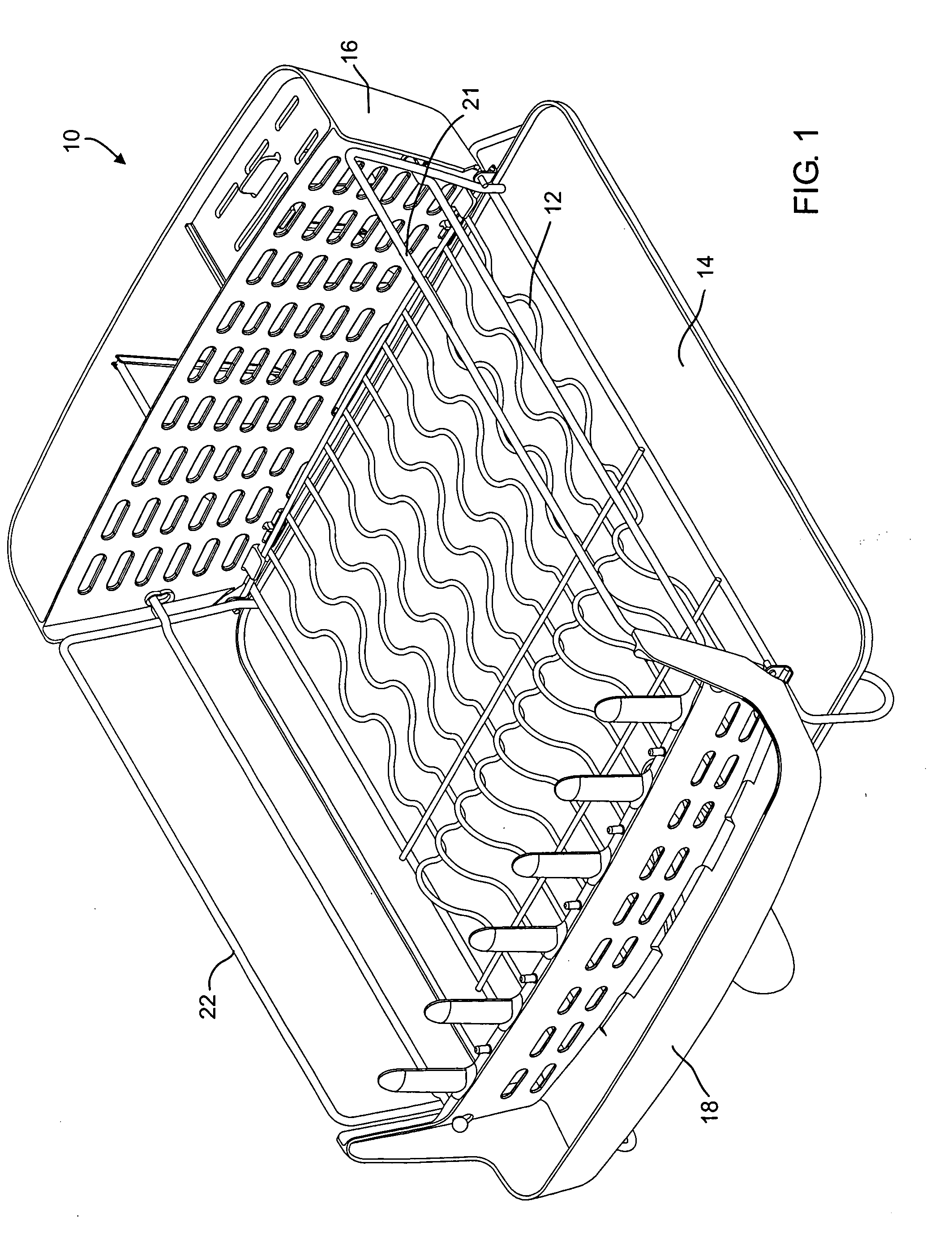 Drying storage rack