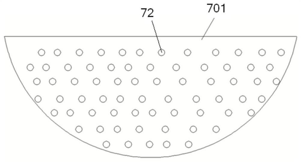 Continuous feeding and discharging sintering rotary furnace