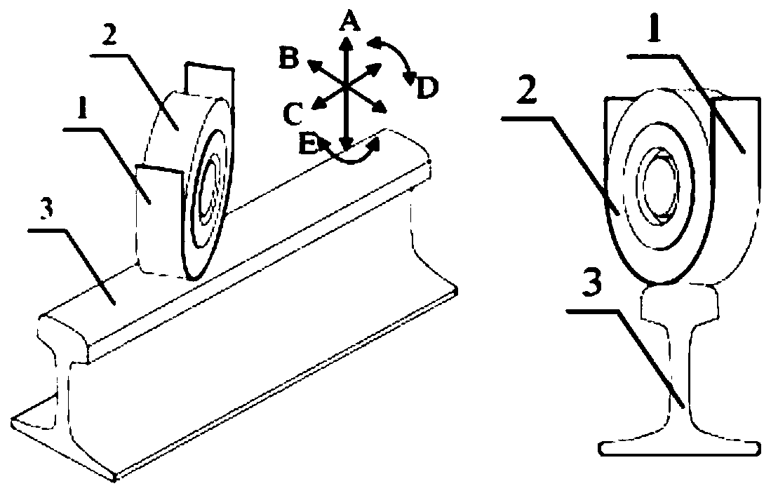 Abrasive belt grinding type all-type steel rail grinding device and method