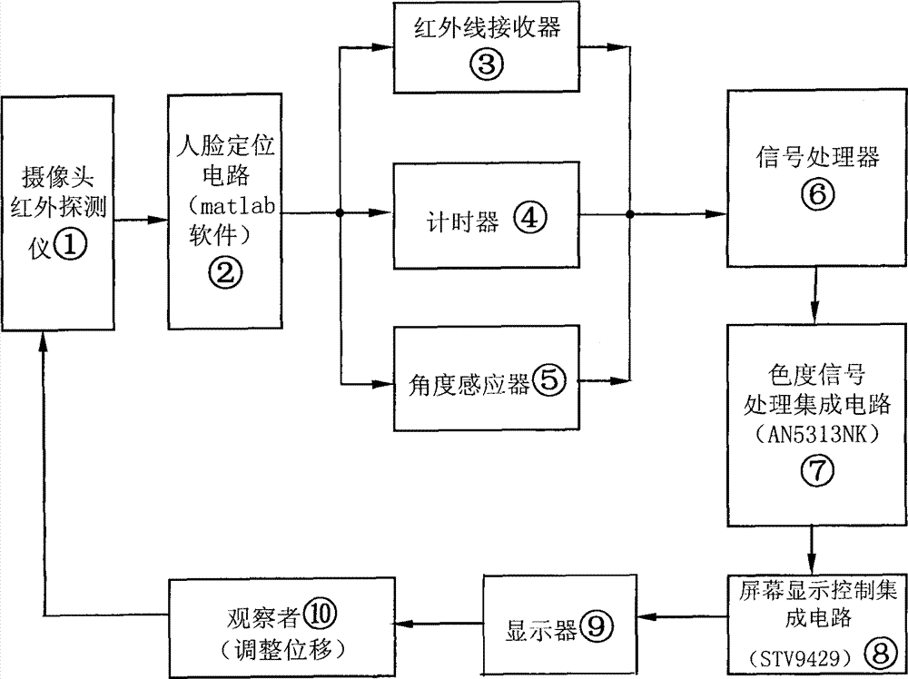 Computer display with function of preventing myopia and lumbar vertebra and vertebral column diseases