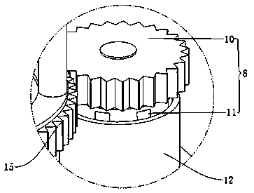 Annular 3D (three-dimensional) printing device