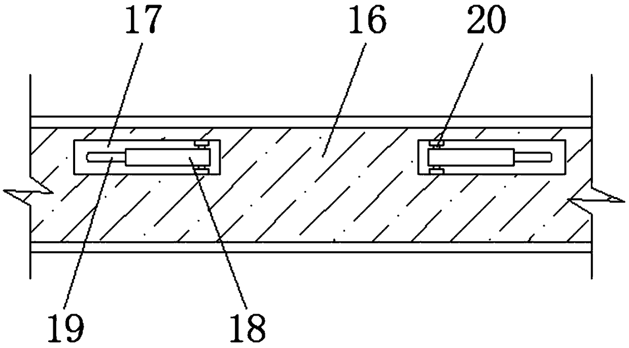 Vibrating-type automobile cover plate injection mold