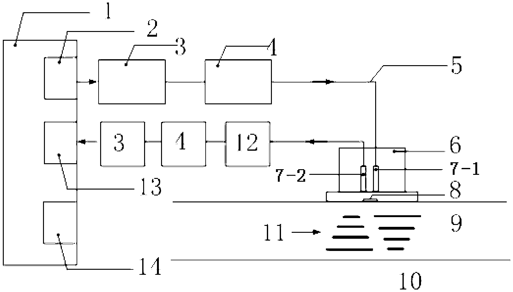 Device and method for detecting corrosion of metal structure under protective layer through microwave resonance cavity