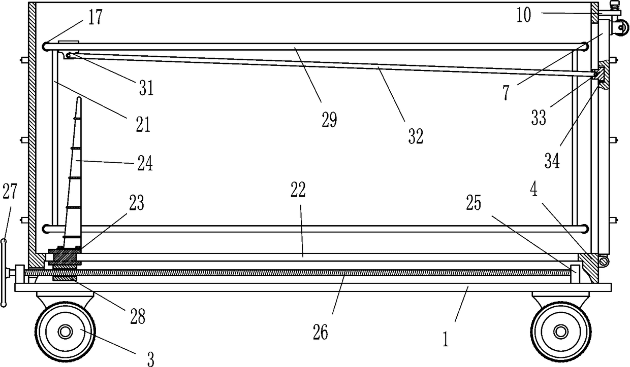 Material distribution equipment for municipal ditch grid plates