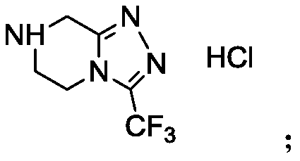 Preparation method of sitagliptin intermediate