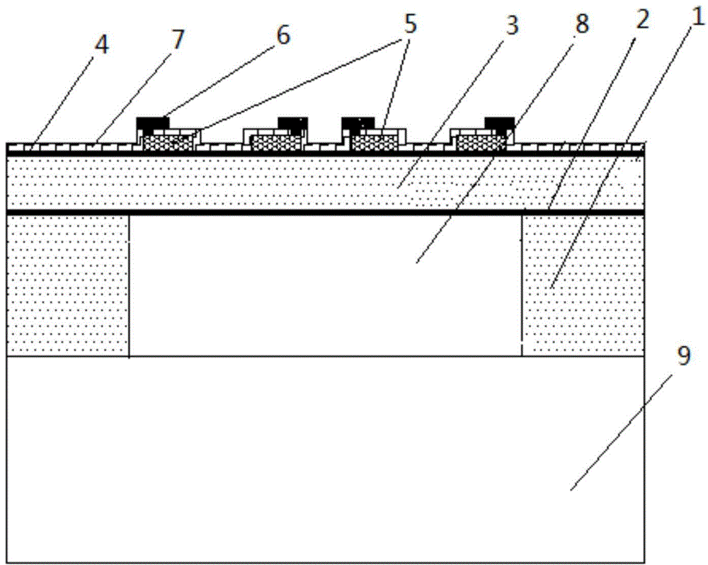 Dual-SOI-structured MEMS pressure sensor chip and manufacturing method thereof