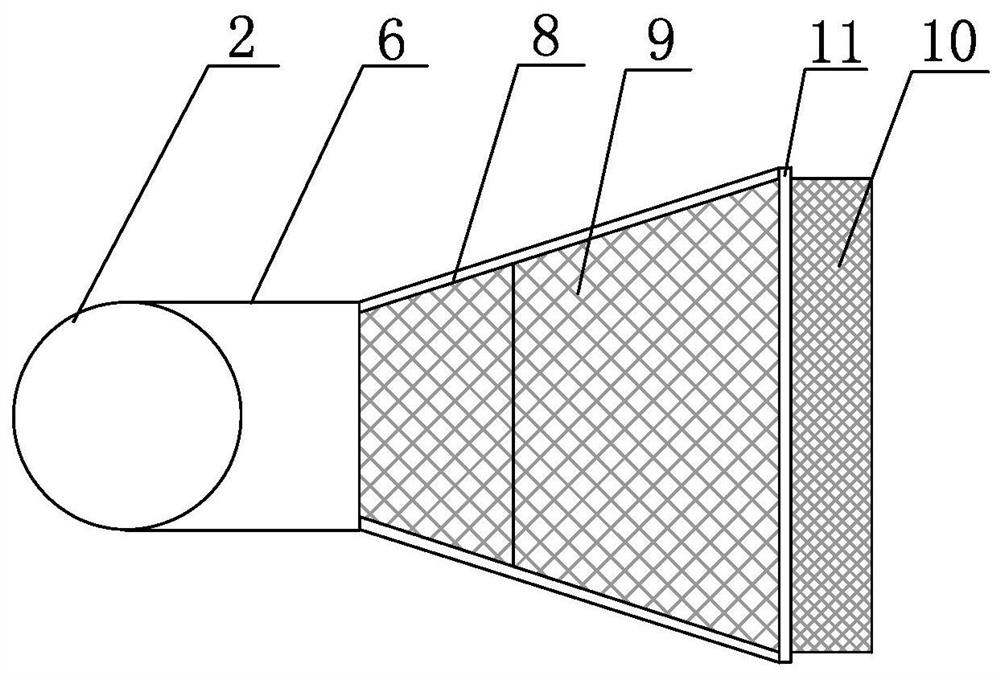 Continuous concentration and sewage discharge device and method for shrimp farming system