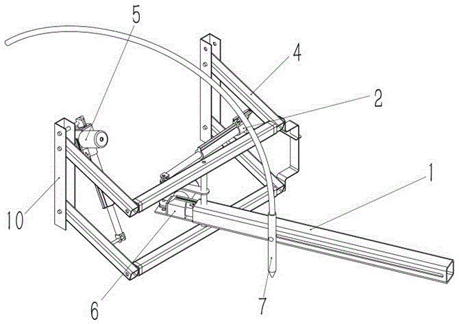 Multiple-degree-of-freedom feeding device based on high-pressure water jet