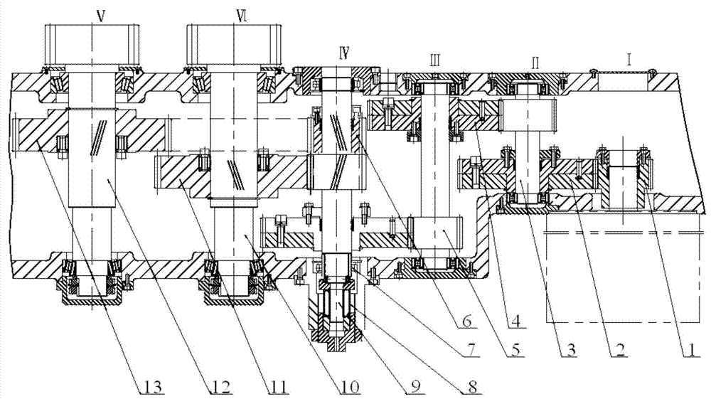 Backlash elimination structure for gear drive mechanism