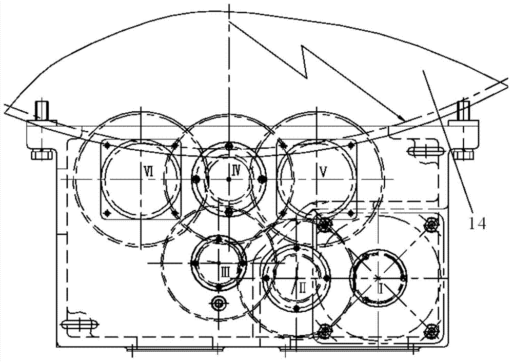 Backlash elimination structure for gear drive mechanism