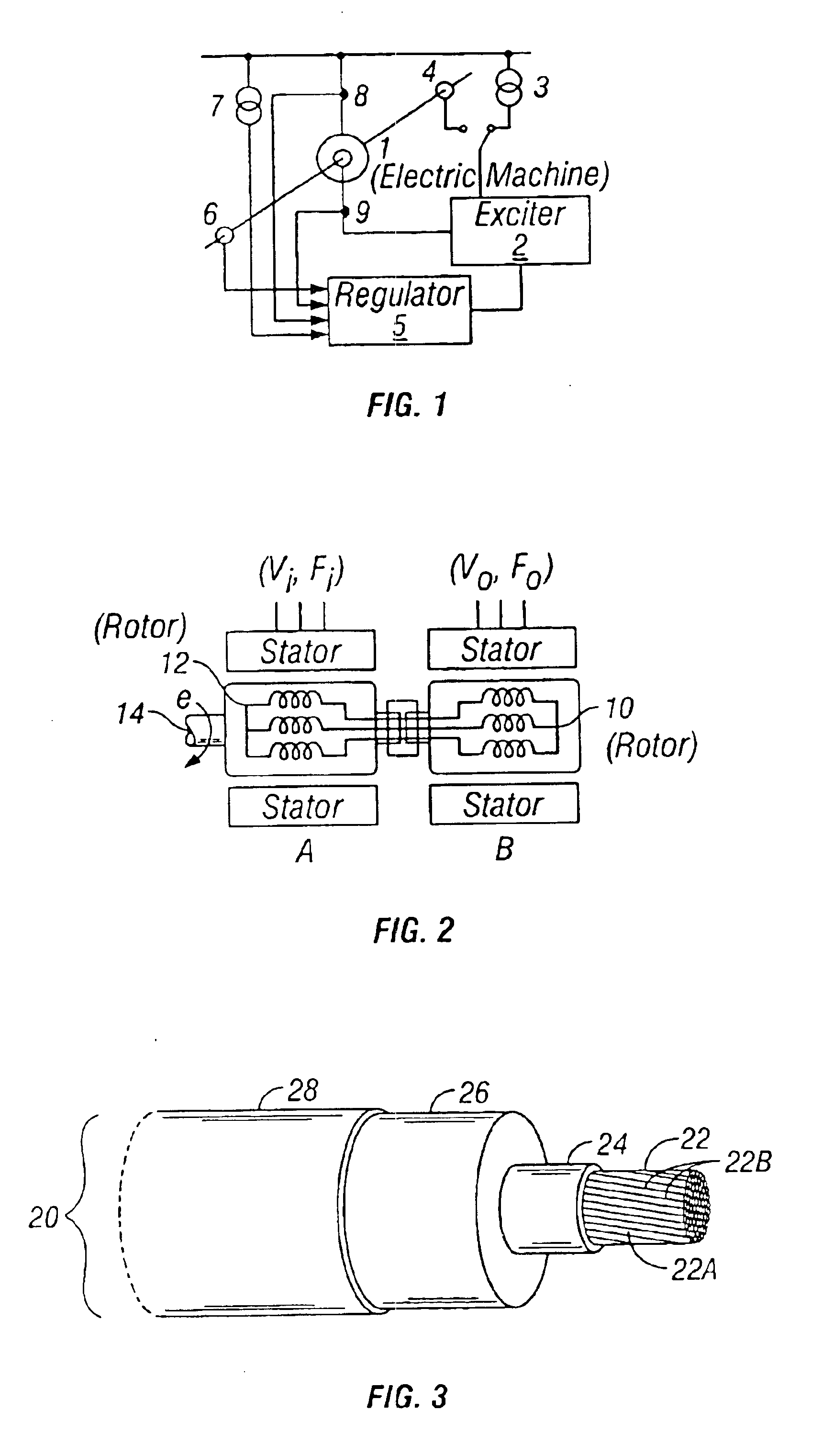 Rotating asynchronous converter and a generator device