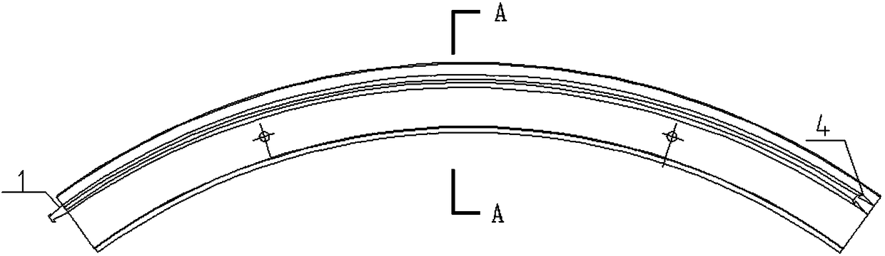 Self-locking precast lining segment waterproof connector structure and working method thereof